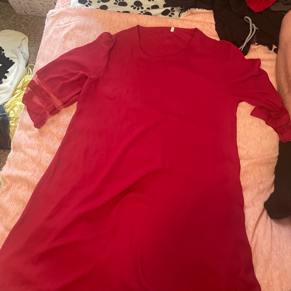 Red dress